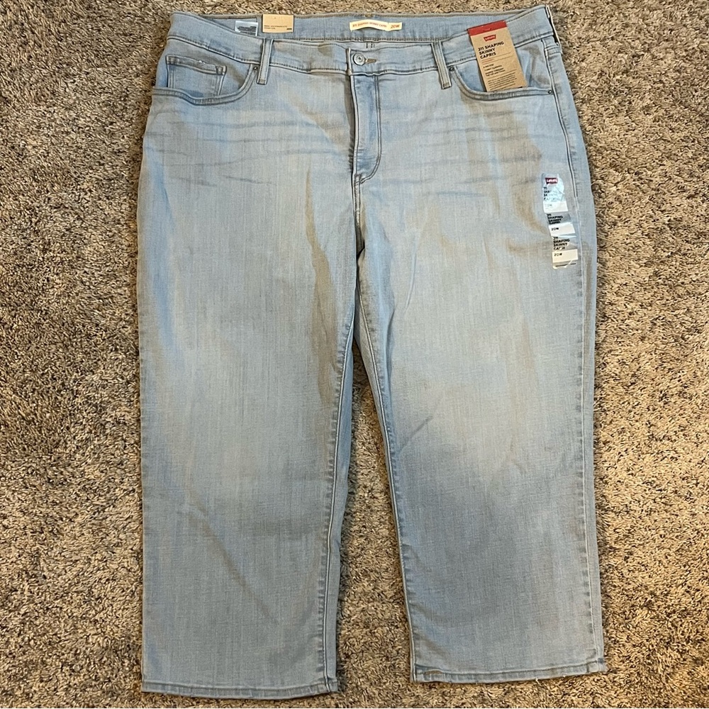 Levi’s 311 Shaping Skinny Capri Jeans Size 20W NWT